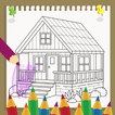 Cozy House Coloring B ook icono