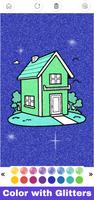 Glitter House Coloring Book poster