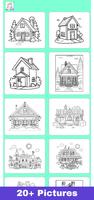 Glitter House Coloring Book screenshot 2
