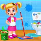 Home Cleaning: House Cleanup-icoon