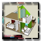 Projeto da casa 3d ícone