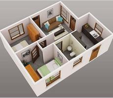 Plan de maison en 3D capture d'écran 1