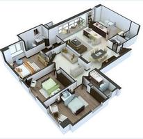 Plan de maison en 3D capture d'écran 3