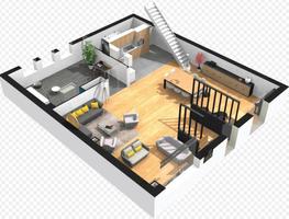 3D House plan design Ekran Görüntüsü 2