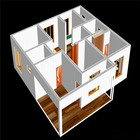 NOUVELLES conceptions de plans de maison 3D icône