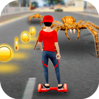 Hoverboard Racing Spider Attack أيقونة