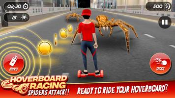 Hoverboard Racing Spider Attack الملصق