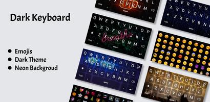 Dark Keyboard Affiche