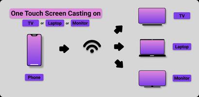 Screen Cast - Screen Mirroring الملصق
