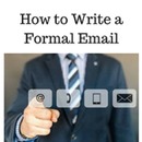 How to write a formal email APK