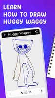 How to draw Huggy Wuggy Poster