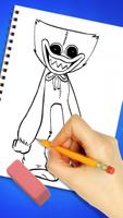 How to draw Huggy Wuggy Screenshot 1