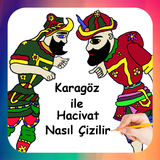 Hacivat-Karagöz nasıl çizilir? أيقونة