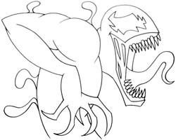 How to draw Venom & Carnage Offline Tutorial اسکرین شاٹ 3