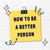How to be a better person أيقونة