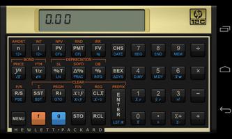 HP 12c Financial Calculator الملصق