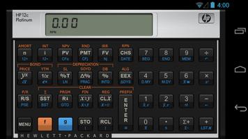 HP 12C Platinum Calculator পোস্টার