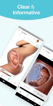 Pregnancy + | tracker app, week by week in 3D 截图 4