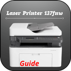 HP Laser Printer 137fnw Guide biểu tượng