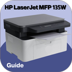 HP LaserJet MFP 135W Guide icône