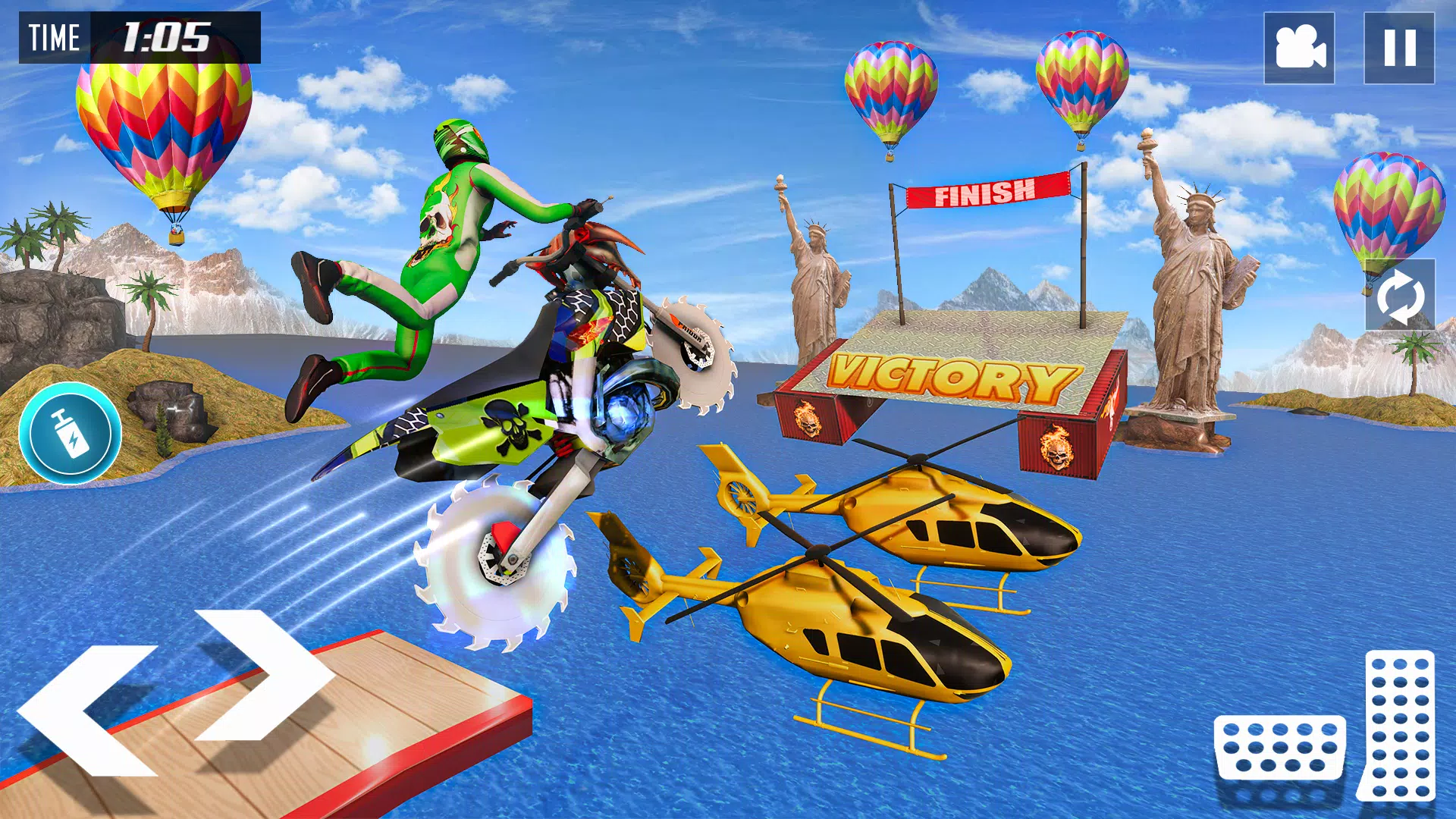 自行车特技游戏:自行车赛车