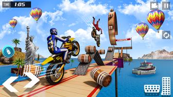 Game balap sepeda Stunt screenshot 2