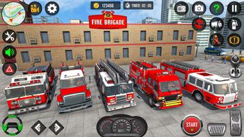 Firefighter Fire Truck Game 3D screenshot 2