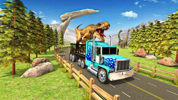 Jeux camion d'animaux sauvages Affiche