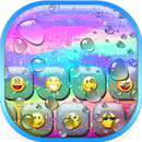 Color Rain Emoji Keyboard APK