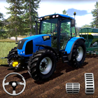 Farming Simulator - Big Tractor Farmer Driving 3D icône