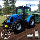 Farming Simulator - Big Tractor Farmer Driving 3D simgesi