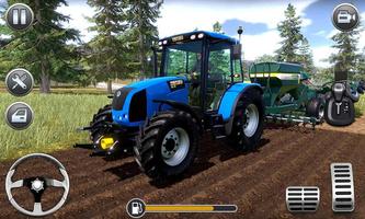 Farming Simulator - Big Tractor Farmer Driving 3D Affiche