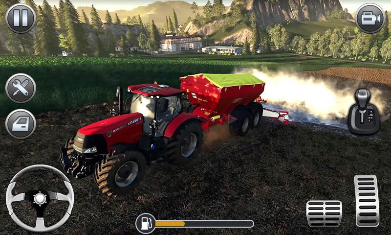 Farming Simulator - Big Tractor Farmer Driving 3D Для Андроид.