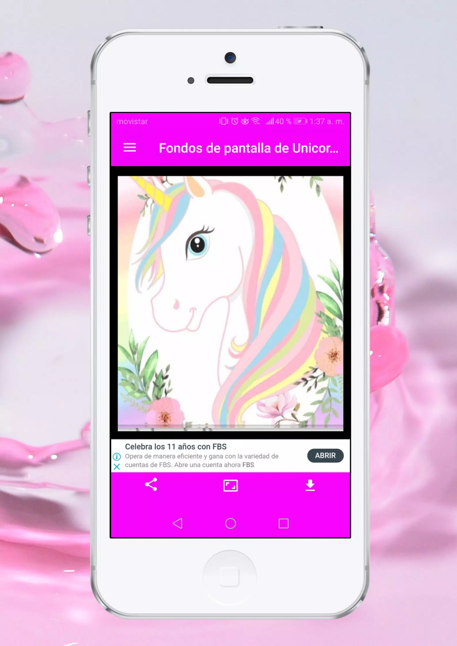 Descarga de APK de Fondos de pantalla Unicornios para Android Descarga de APK de Fondos de pantalla Unicornios para Android