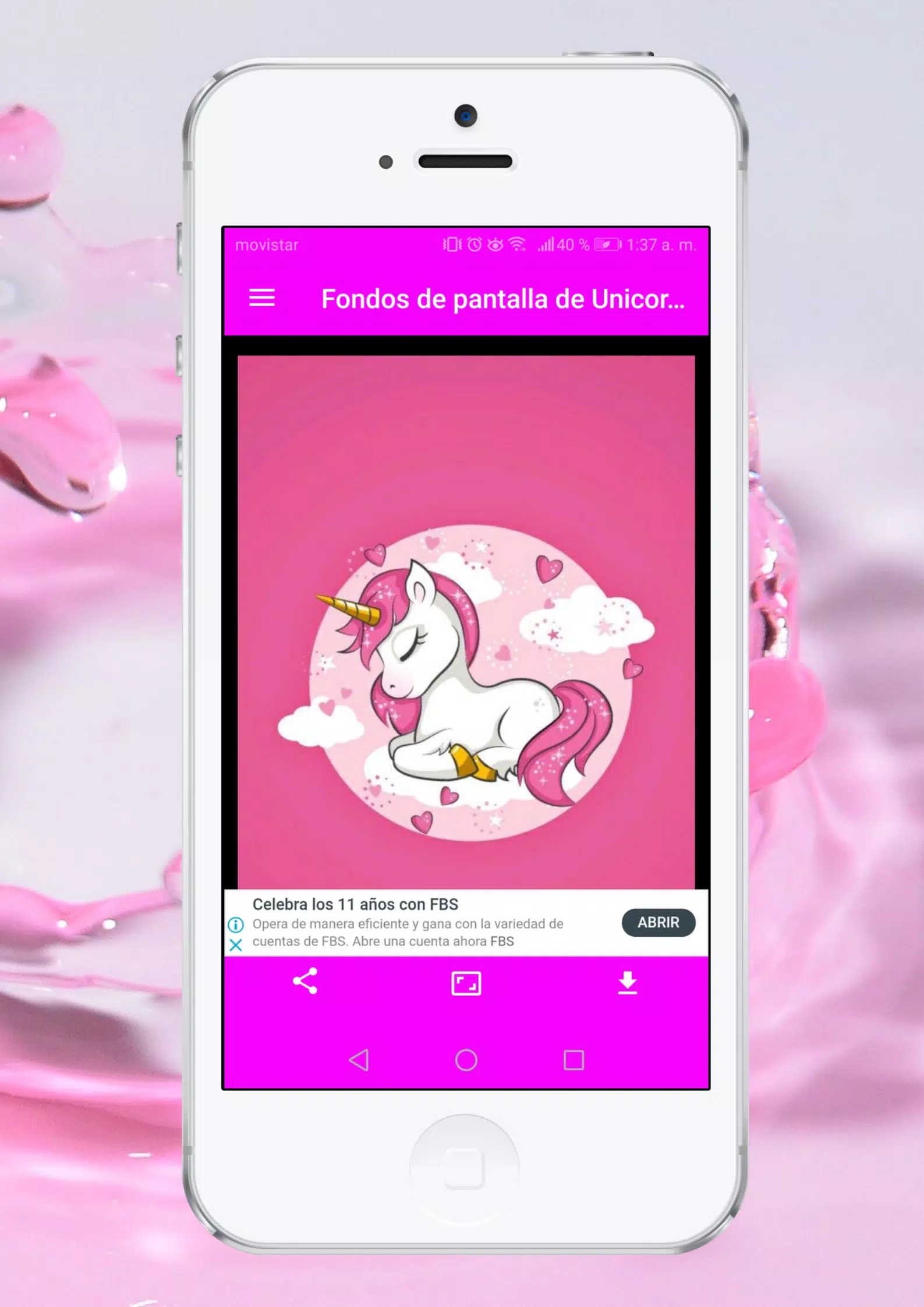 Descarga de APK de Fondos de pantalla Unicornios para Android Descarga de APK de Fondos de pantalla Unicornios para Android