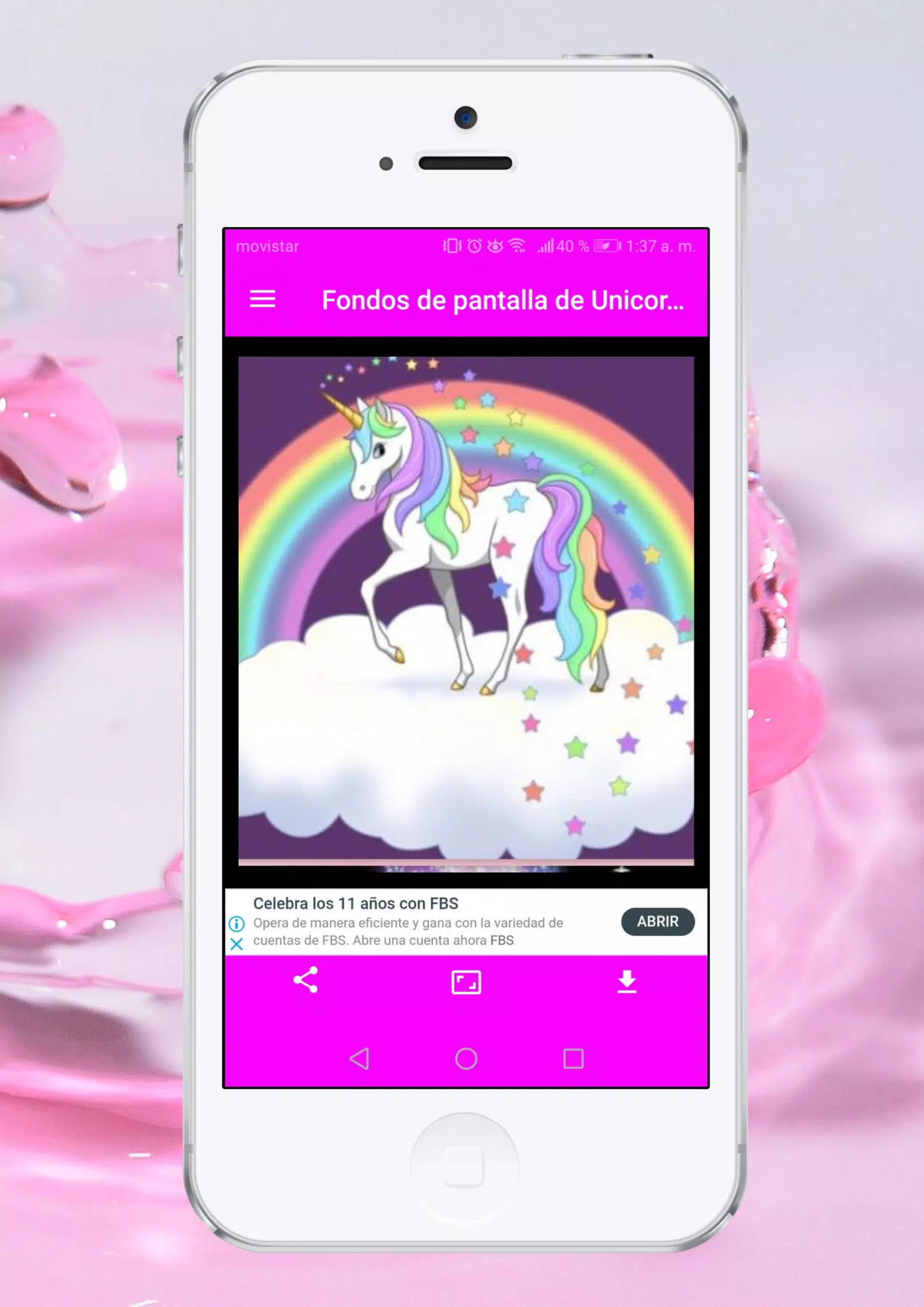 Descarga de APK de Fondos de pantalla Unicornios para Android