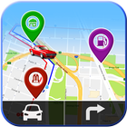 Routes GPS Live Earth Carte 3D Navigation vocale icône