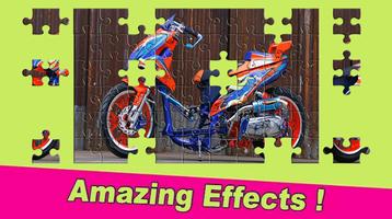 Puzzle Drag Bike Affiche