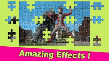Ultraman Puzzle Game Affiche