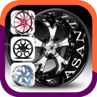 Modified car wheels icon