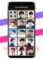 Korean men's hairstyles poster