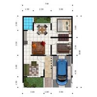 Concept de maison 3D minimalis capture d'écran 1