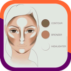 Tutorial over make-up contoure-icoon