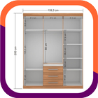 آیکون‌ Minimalist wardrobe design 201