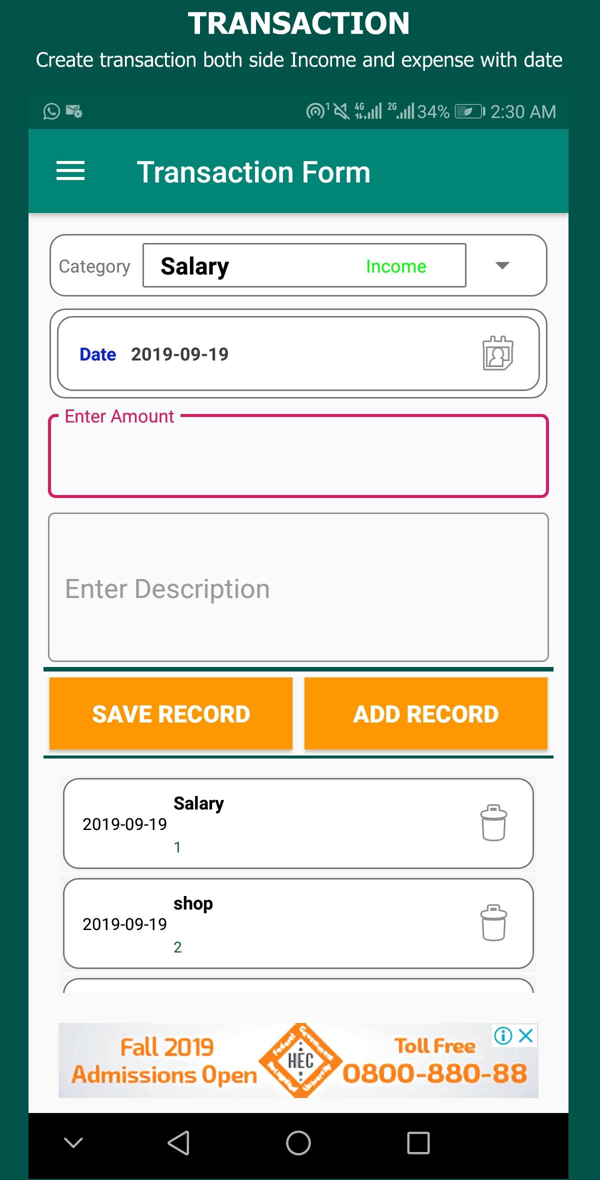 expense manager for android apk download monthly expense manager