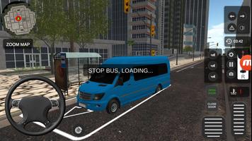 Minibus Passenger Transport Affiche