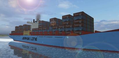 برنامه‌نما Ocean Cargo Ship Simulator عکس از صفحه