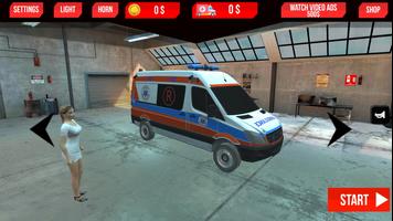 Ambulans Simulator : Emergency-poster