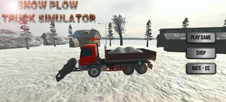 Snow Plow Truck Simulator Affiche