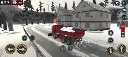 Snow Plow Truck Simulator capture d'écran 3